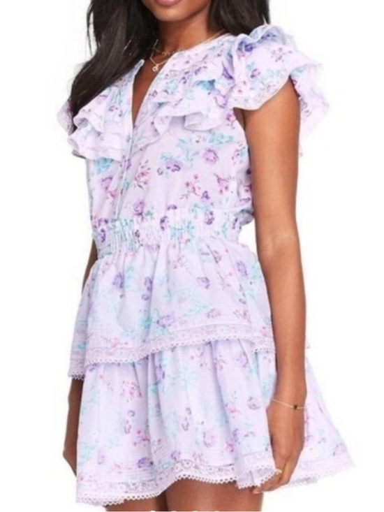 LoveShackFancy Dresses & Skirts - LoveShackFancy + Target Purple Ruffle Dress Size S